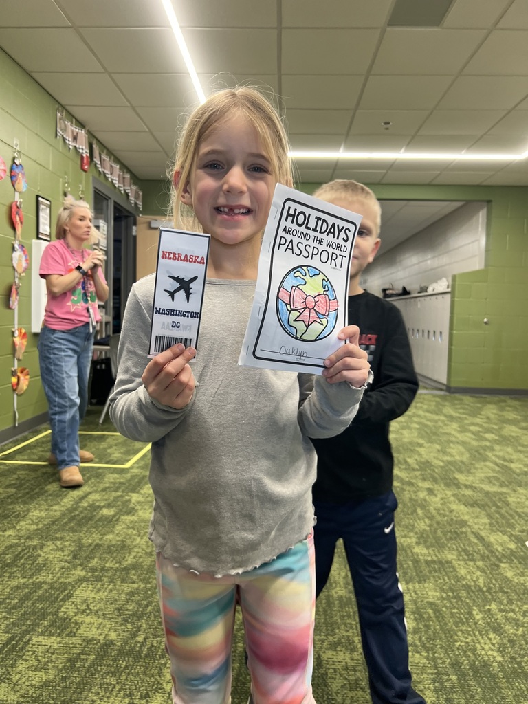 student with a holiday passport