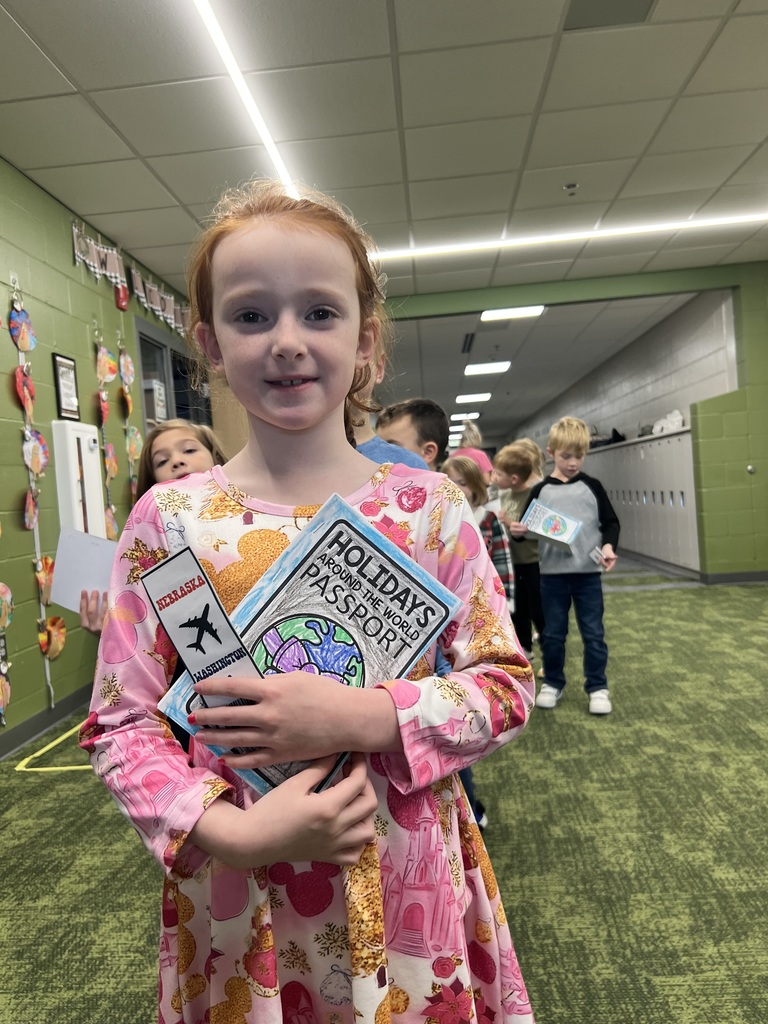 student with a holiday passport