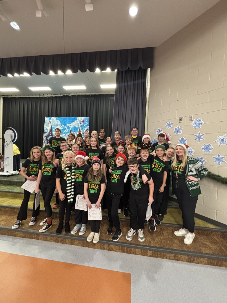 student choir singing