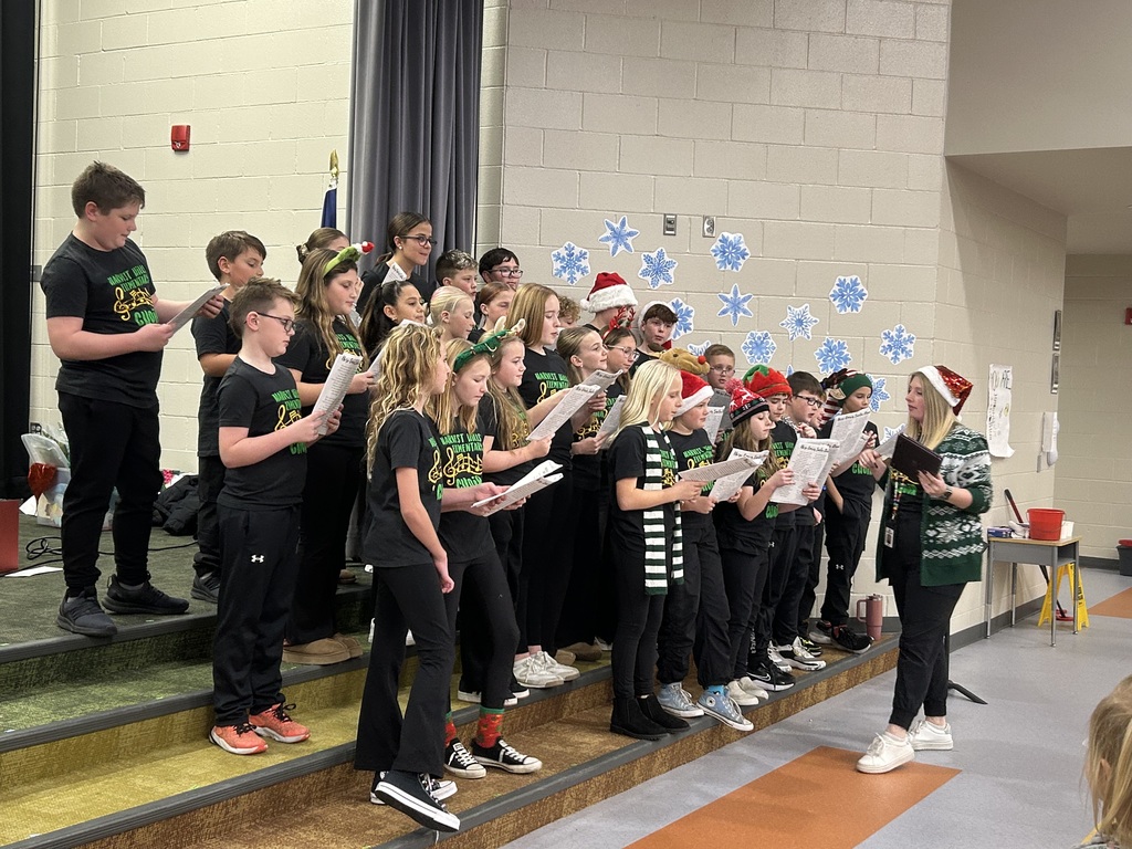 student choir singing