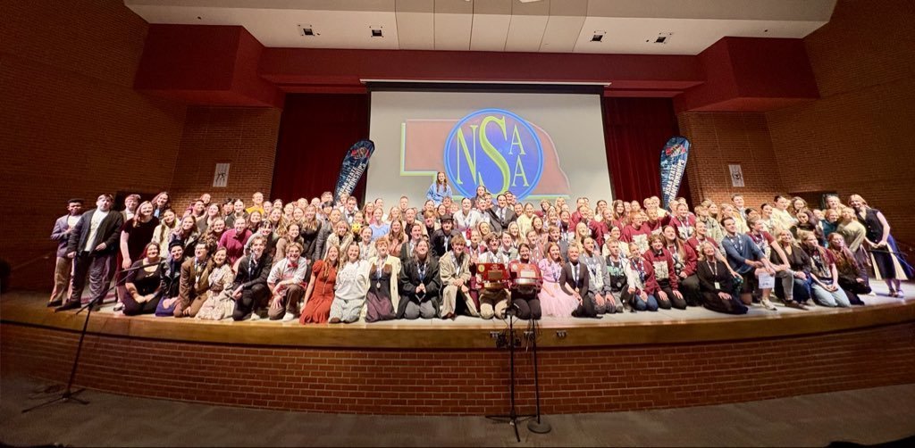 NSAA photo of the stage full of One Act