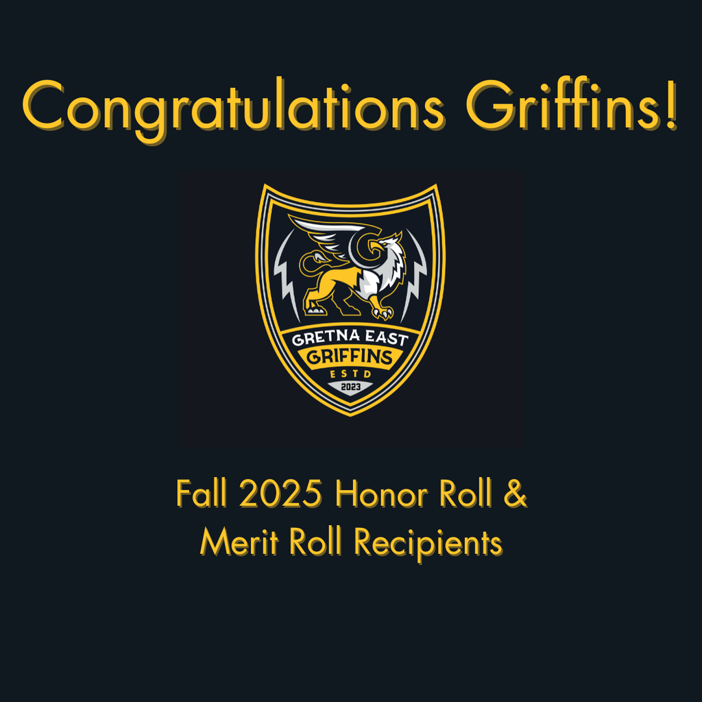 Congratulations Griffins! Fall 2025 Honor Roll and Merit Roll Recipients