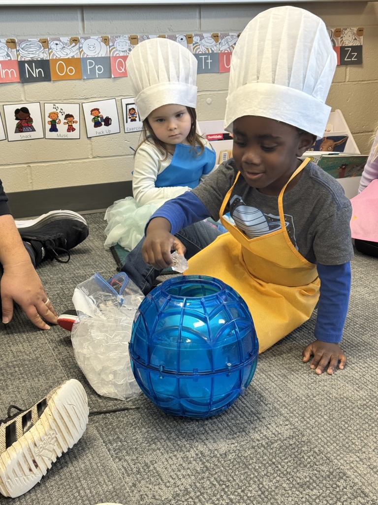 students making ice cream from scratch