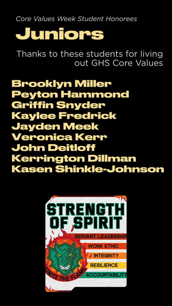 Juniors Strength of Spirit Winners