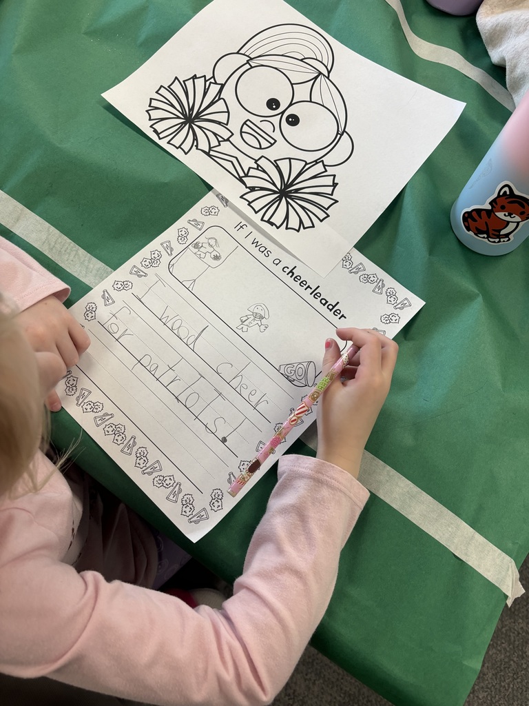 superbowl themed writing project