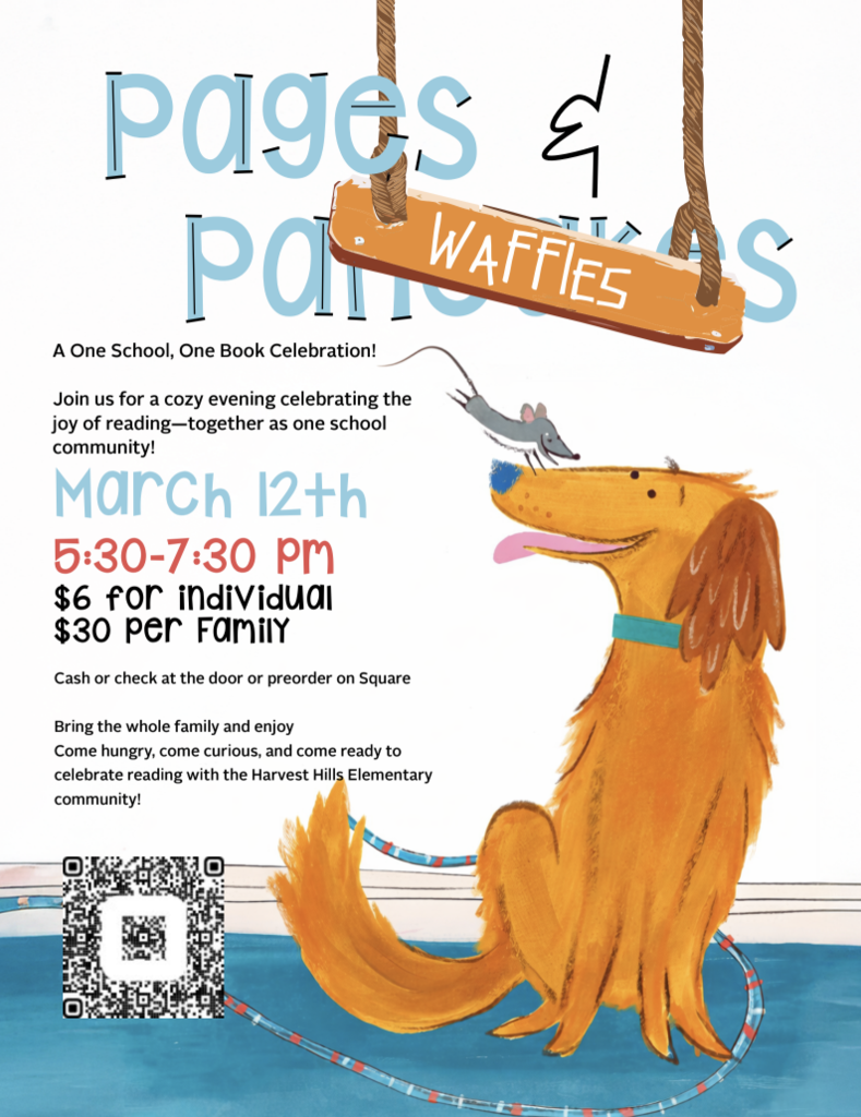 flyer for pages and waffles