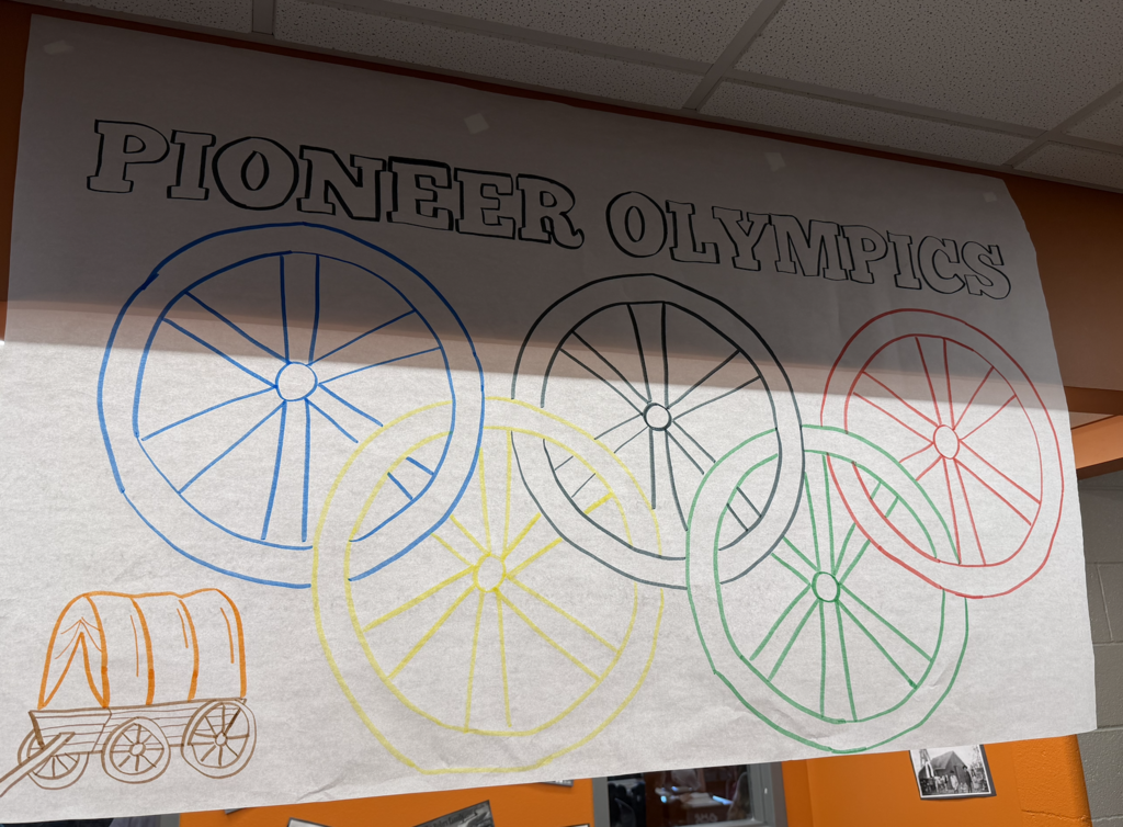 a picture of olympic rings made for pioneer games