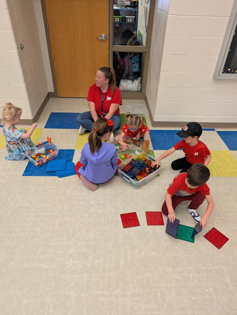 Miss Haley, our preschool teacher, brought some fun activities for the little ones.