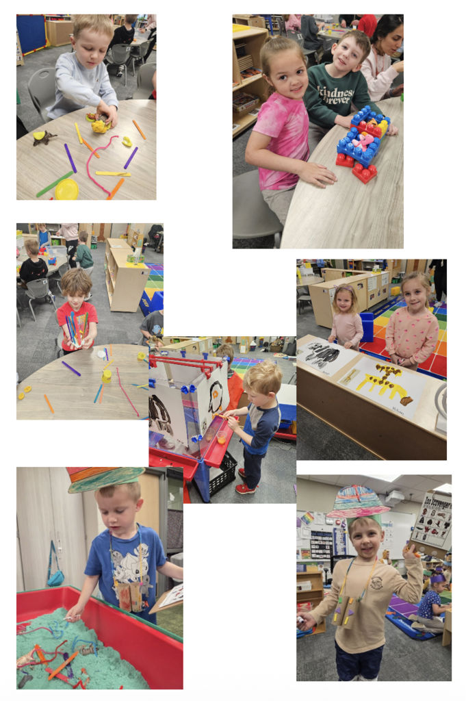 compiled photos of preschoolers from their week of zoo