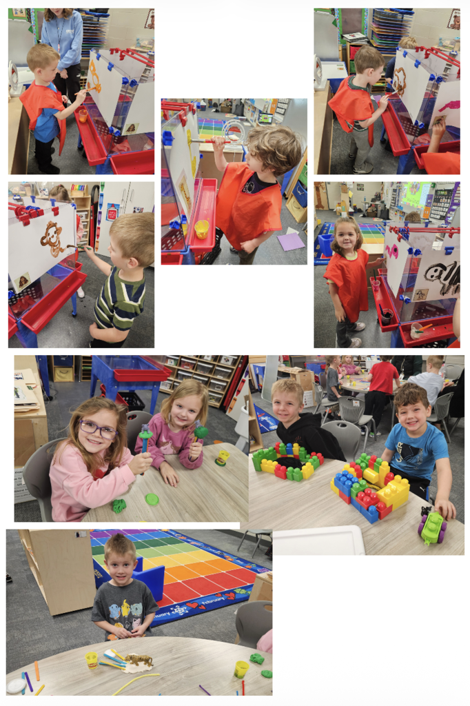 compiled photos of preschoolers from their week of zoo