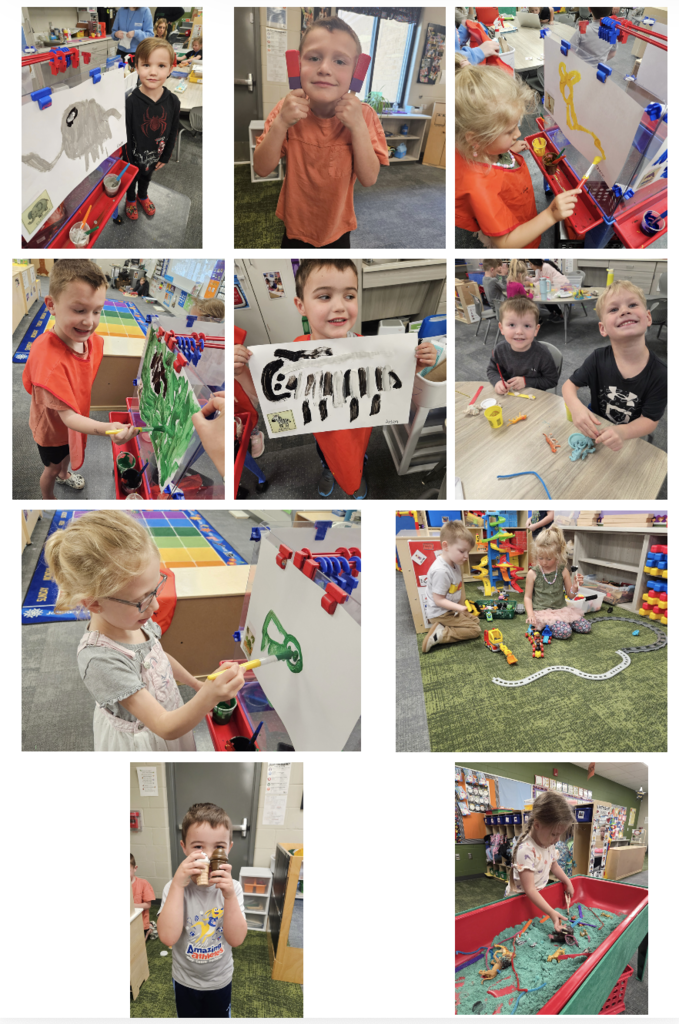 compiled photos of preschoolers from their week of zoo