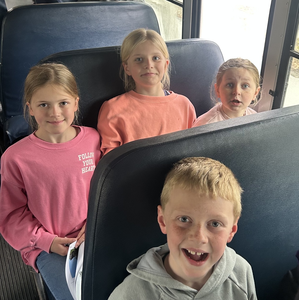 students on a bus tour
