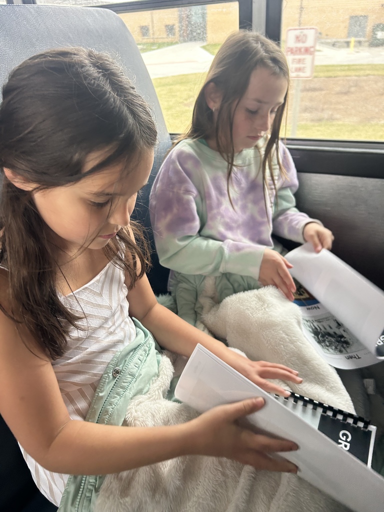 students on a bus tour