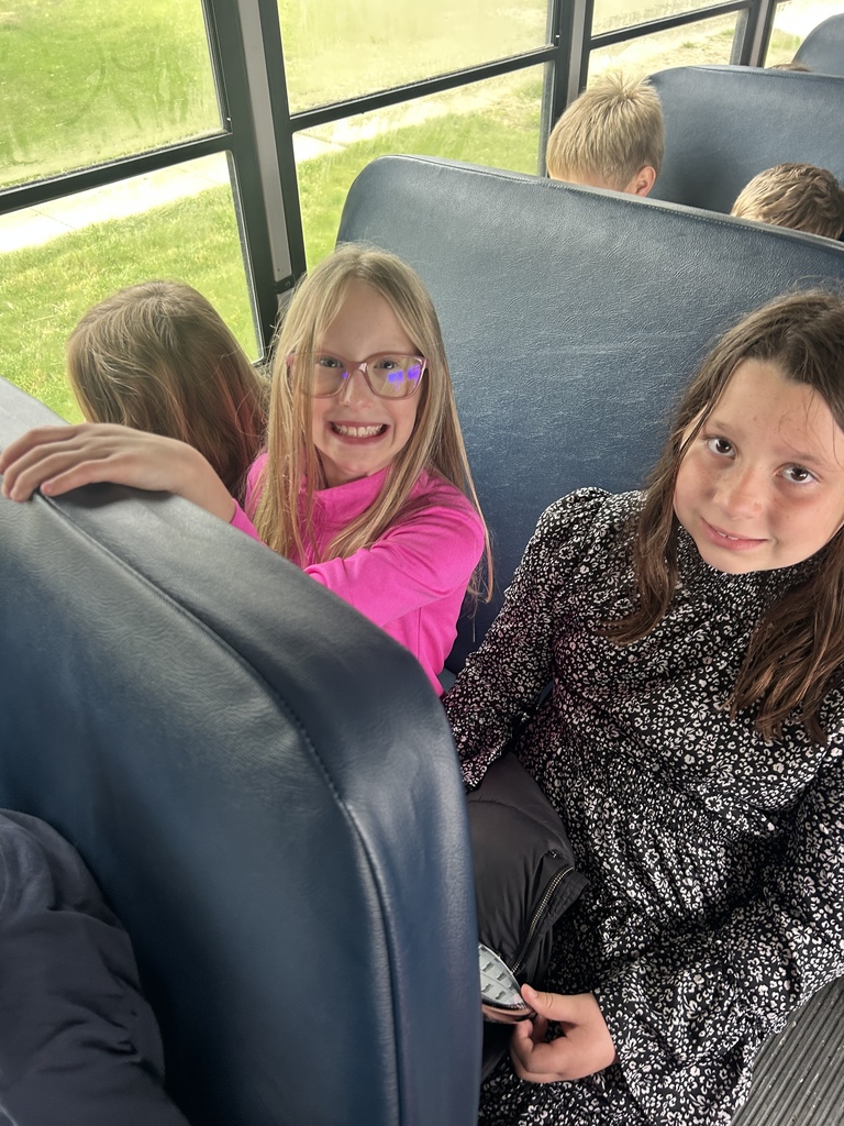 students on a bus tour