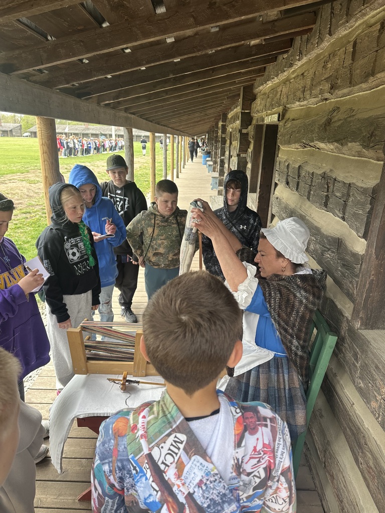 students watching an actor
