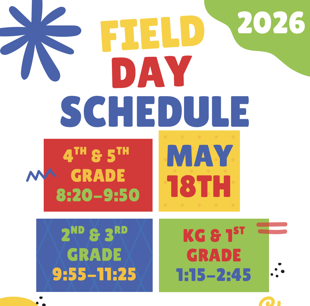 field day schedule
