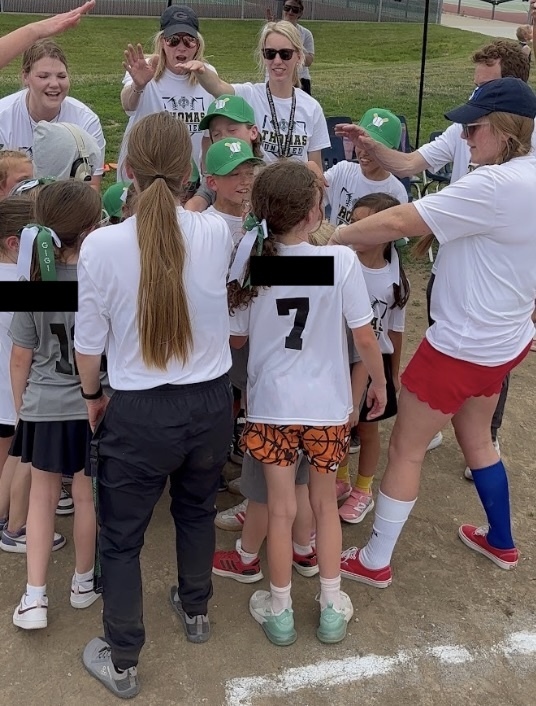 The Guardians celebrating their baseball game as a team.