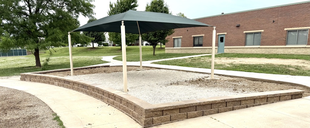 Picture of the TES interactive play space on the playground.