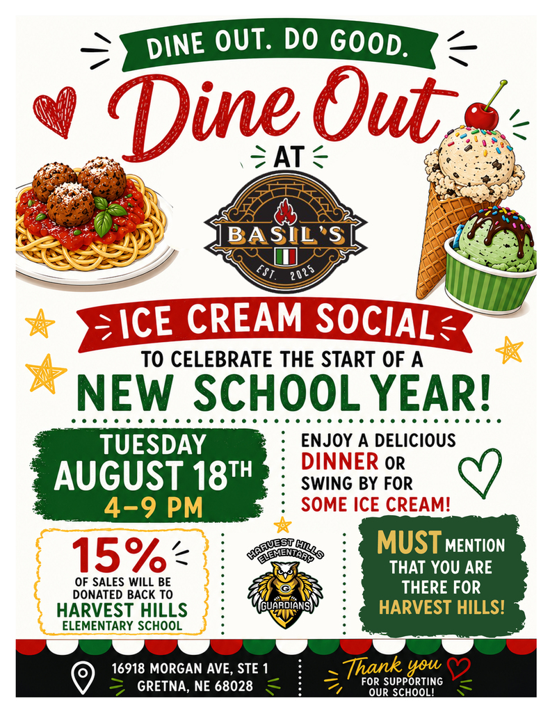 dine out night flyer at basils august 18th