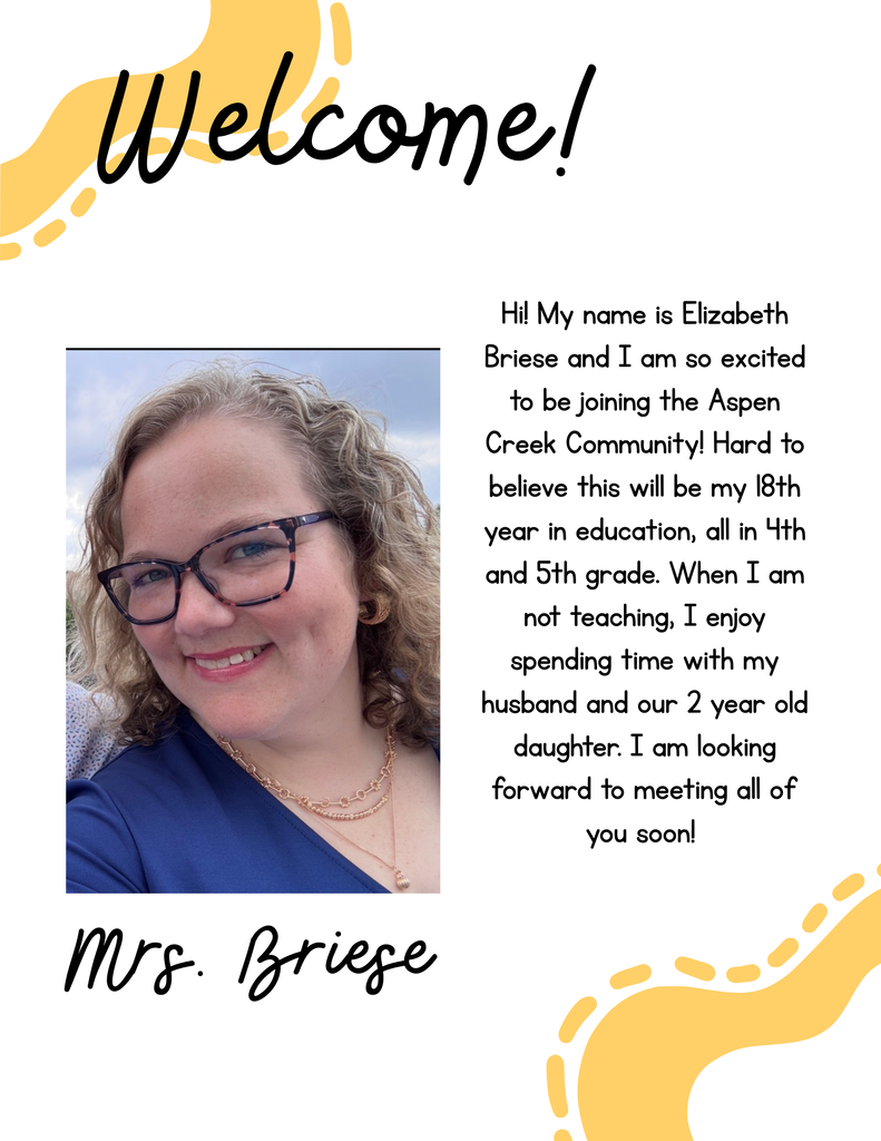 Image of our new 5th grade teacher.