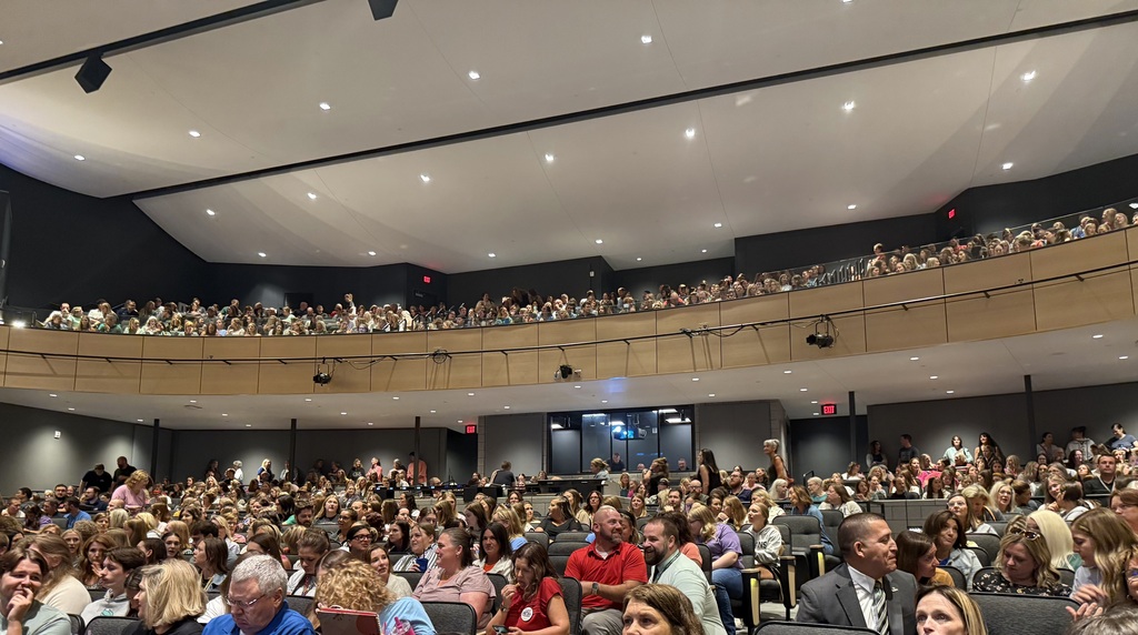 GPS staff meet at Gretna East High School for the open workshop.