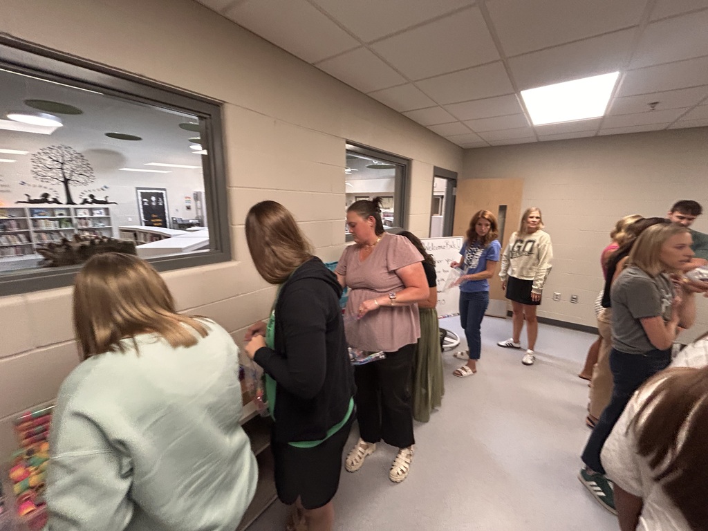 teachers gathering materials