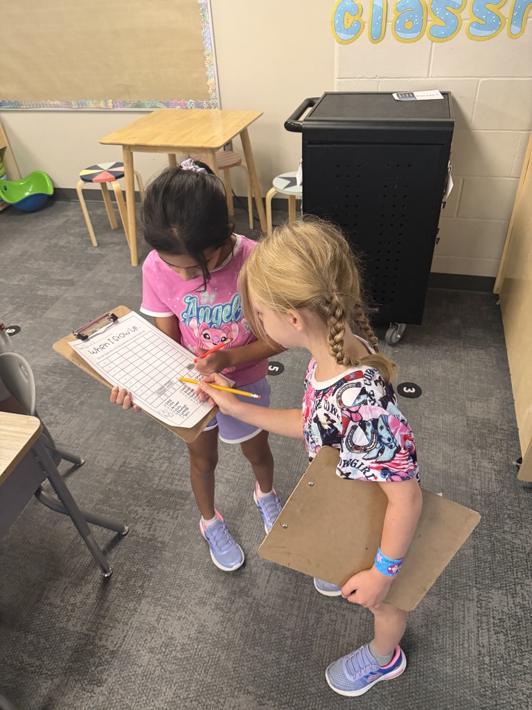 students taking a survey