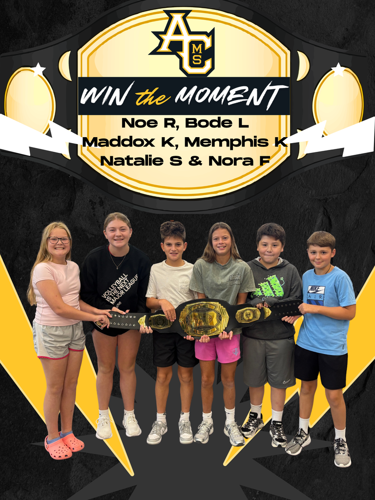 Photo of 6th grade students Winning the Moment