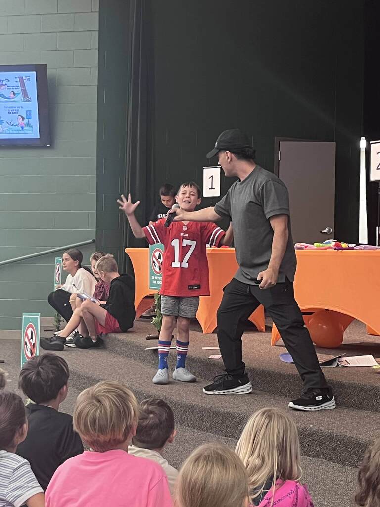 Author visits students