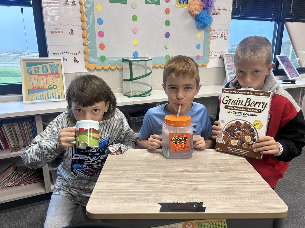 students drinking out of random items for anything but a water bottle day