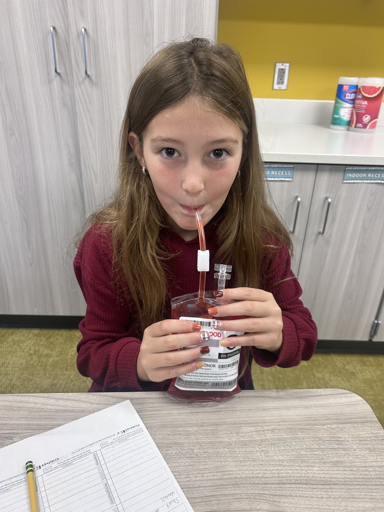 students drinking out of an IV Pack for anything but a water bottle day