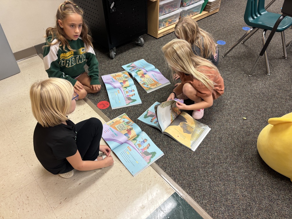 Hard at work playing their parts!