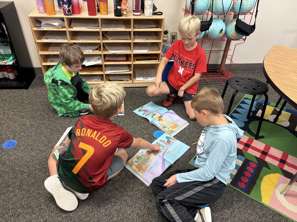 Hard at work playing their parts!