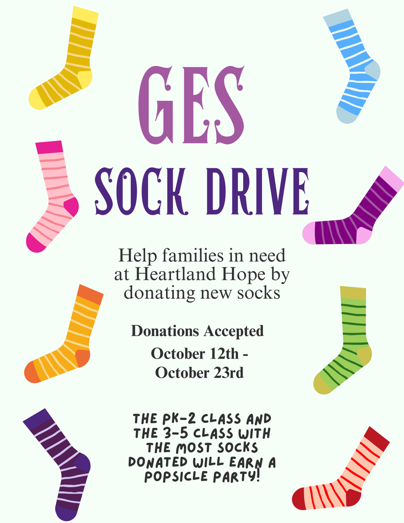 GES Sock Drive from October 12th-23rd