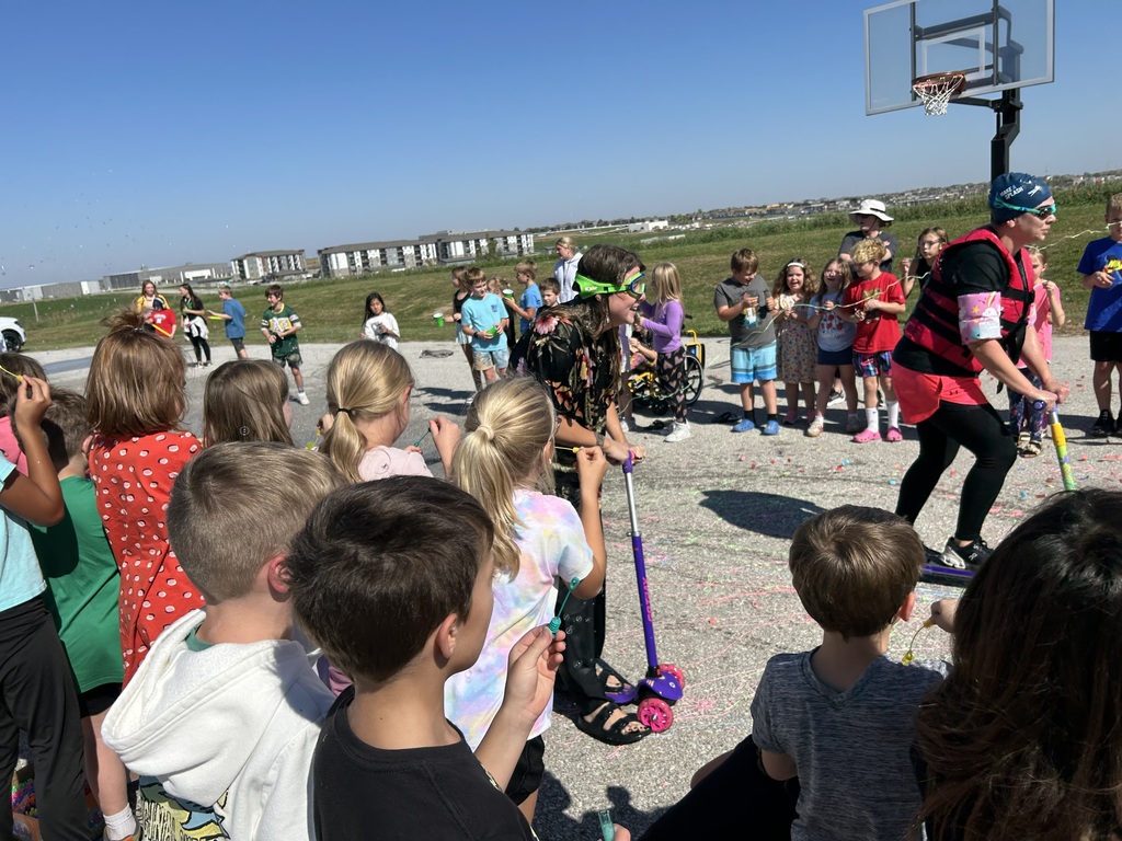 Ms. Meier and Mrs. Hollman prepared the best they could for the onslaught of water, silly string, and confetti.