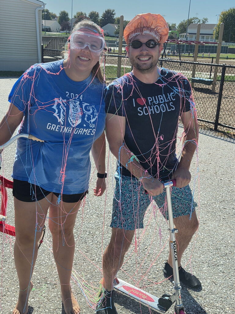 Thomas staff following the PTO carwash 