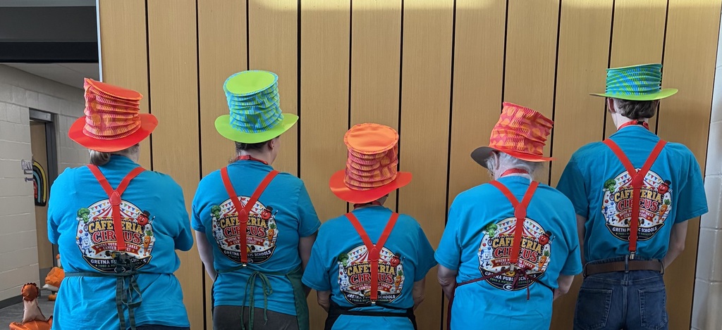 The Harvest Hills Kitchen Staff dressed up in circus attire.