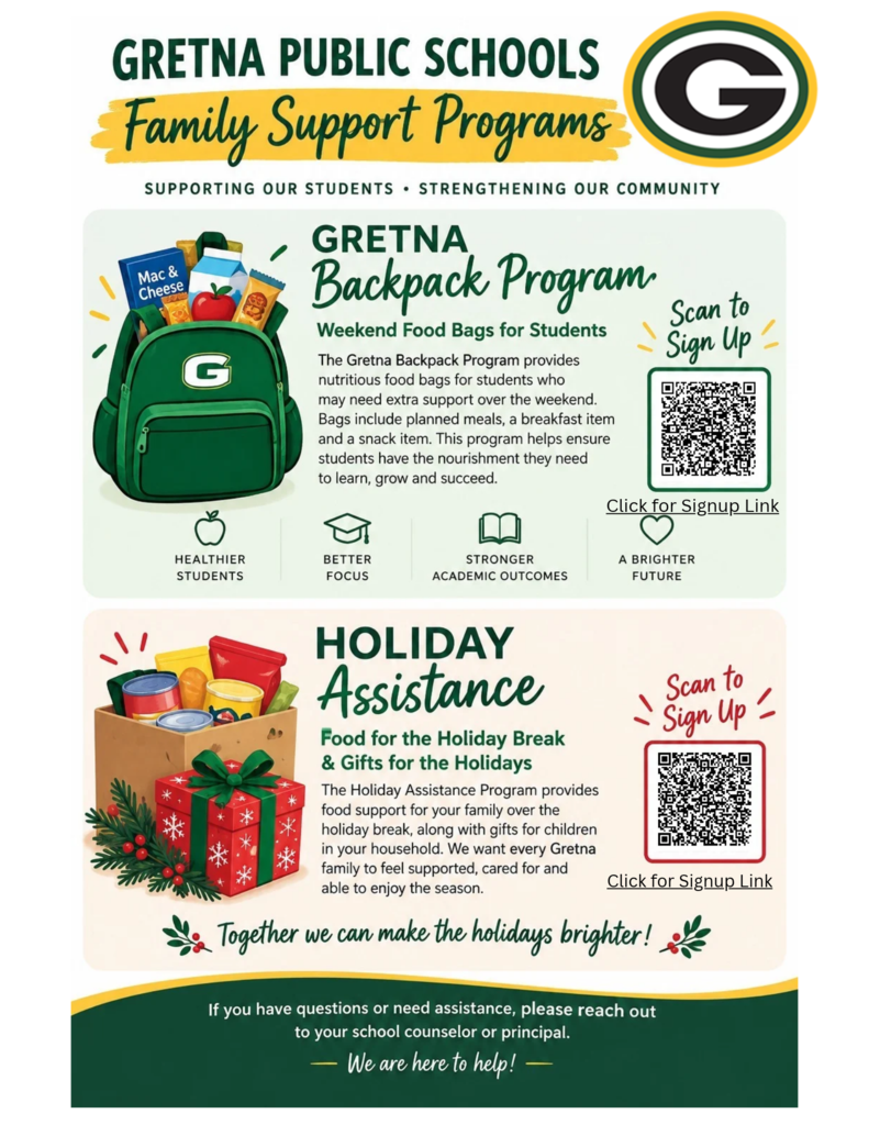 Backpack-Holiday Assistance Flyer