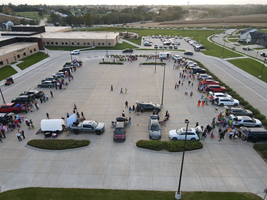 Ariel view of Harvest Hills Elementary School