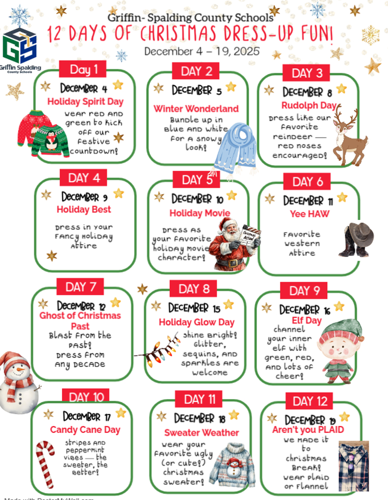 12 days of Christmas