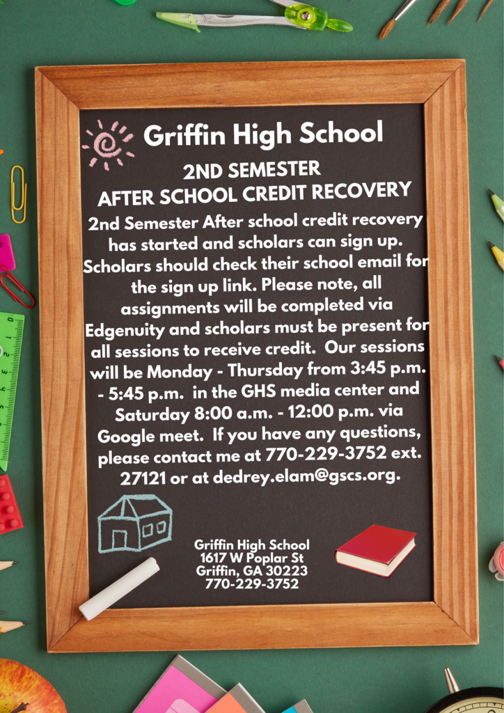 2nd Semester Credit Recovery