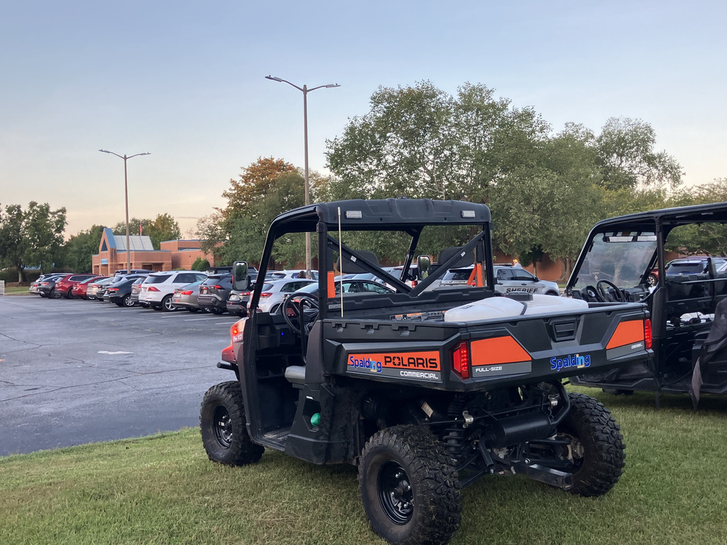 Polaris parked in parking lot