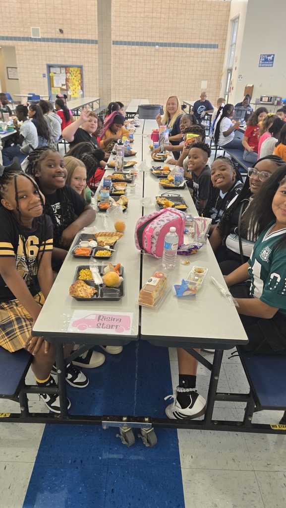 cafeteria table of children