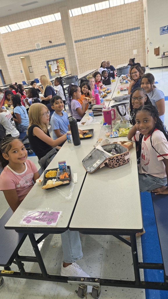 cafeteria table of children