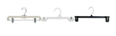 different types of pants coat hangers shown