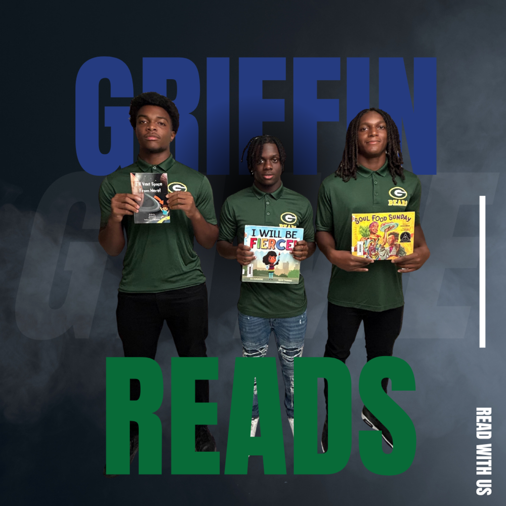 football players with books
