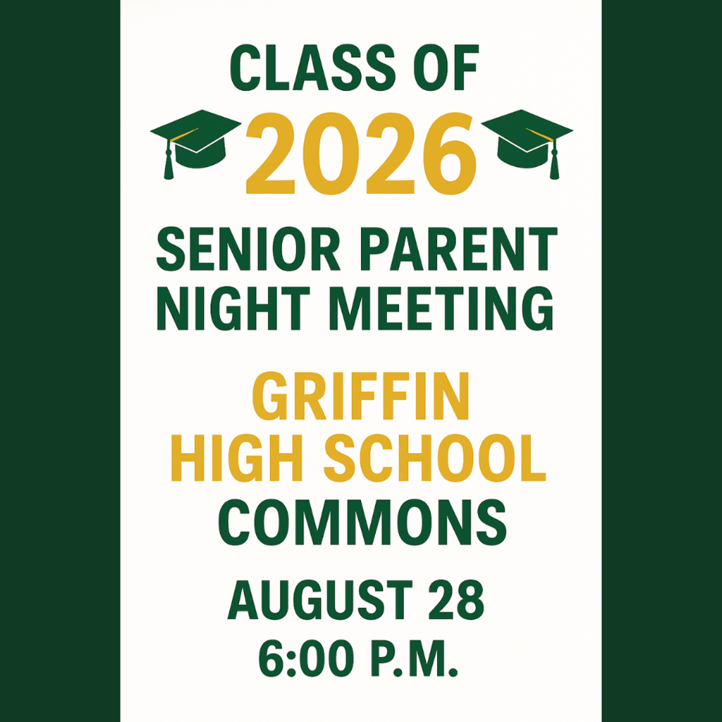 Senior Parent Night Meeting Flyer