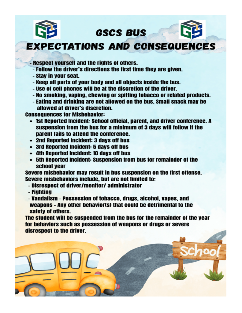 Bus Expectations GSCS-1