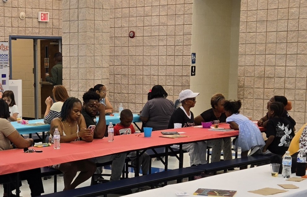 group at table