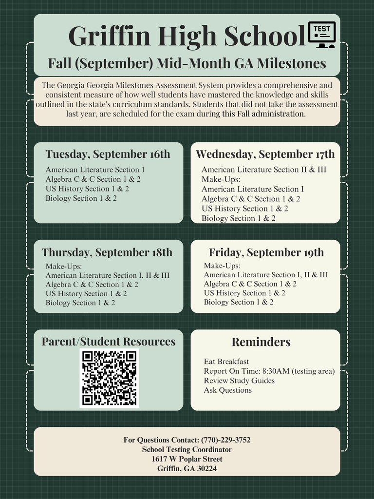 Mid-month EOC schedule